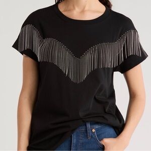 Allsaints Tassel Fringe T-Shirt